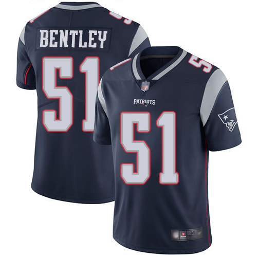 New England Patriots Football #51 Vapor Limited Navy Blue Men Ja Whaun Bentley Home NFL Jersey->youth nfl jersey->Youth Jersey